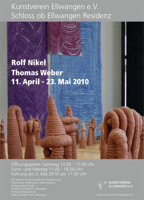 Plakat Ausstellung Nikel/Weber