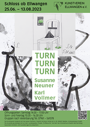 Plakat Ausstellung burn out