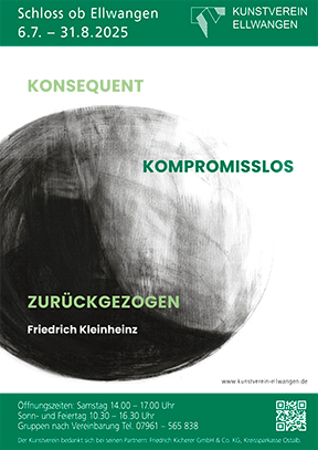 Plakat Ausstellung Freidrich Kleinheinz