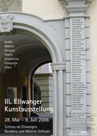 Plakat III. Ellwanger Kunstausstellung