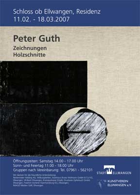 Plakat Ausstellung Peter Guth
